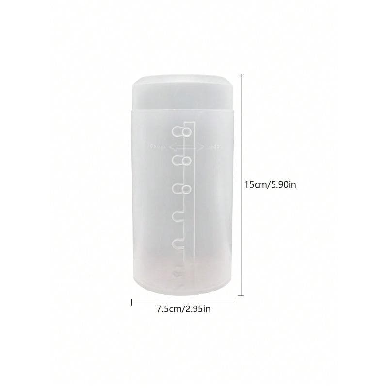 1pc Transparent Makeup Brush Storage Barrel Multifunctional Storage Tube 6 Gears Adjustable & Retractable Dust-Proof Waterproof Travel Essentials clear
