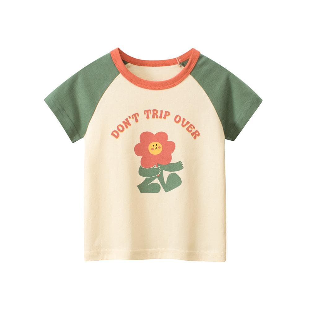 Children's Clothing Children's Short-sleeved T-shirts Girls Baby Clothes Summer New Style 140cm