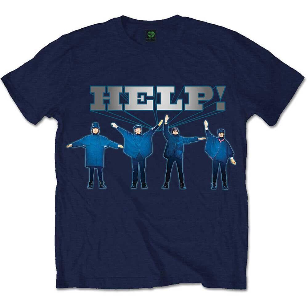 Blue The Beatles Help John Lennon Tee Unisex T-shirt M