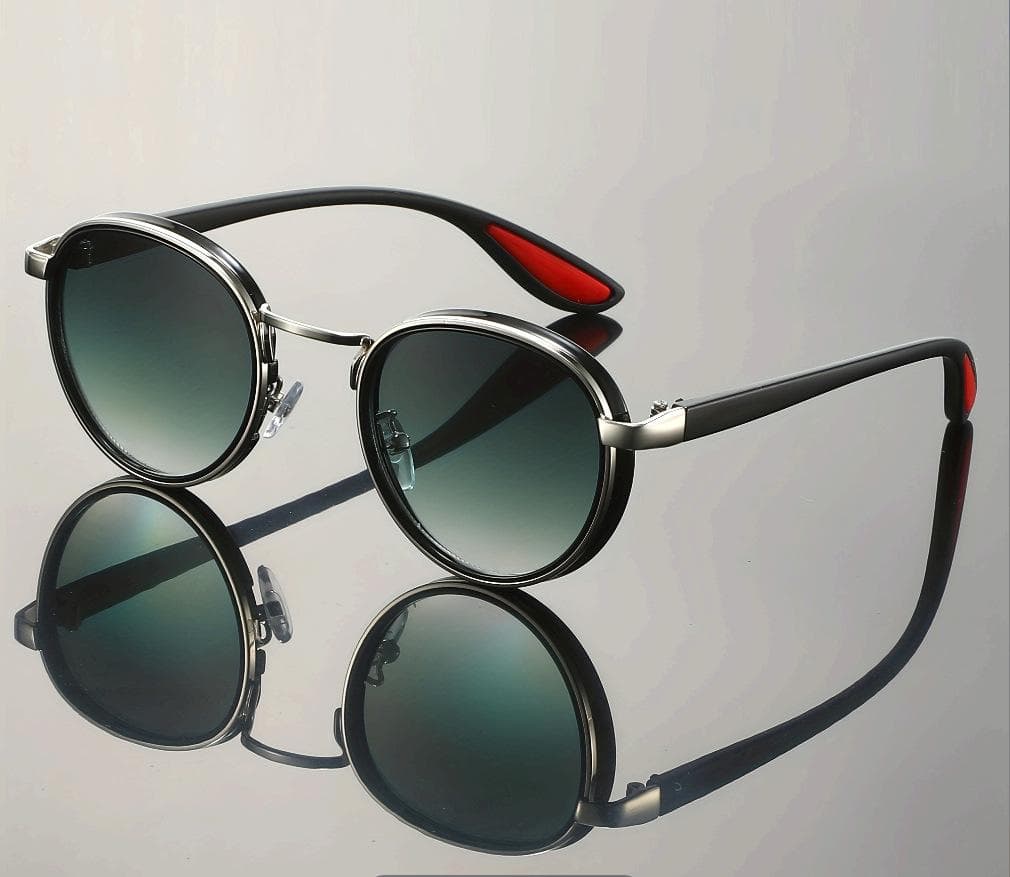 Vintage Steampunk Sunglasses Men Women Round Alloy Metal UV400 Retro Sun Glasses Goggles Casual Eyewear Oculos De Sol
