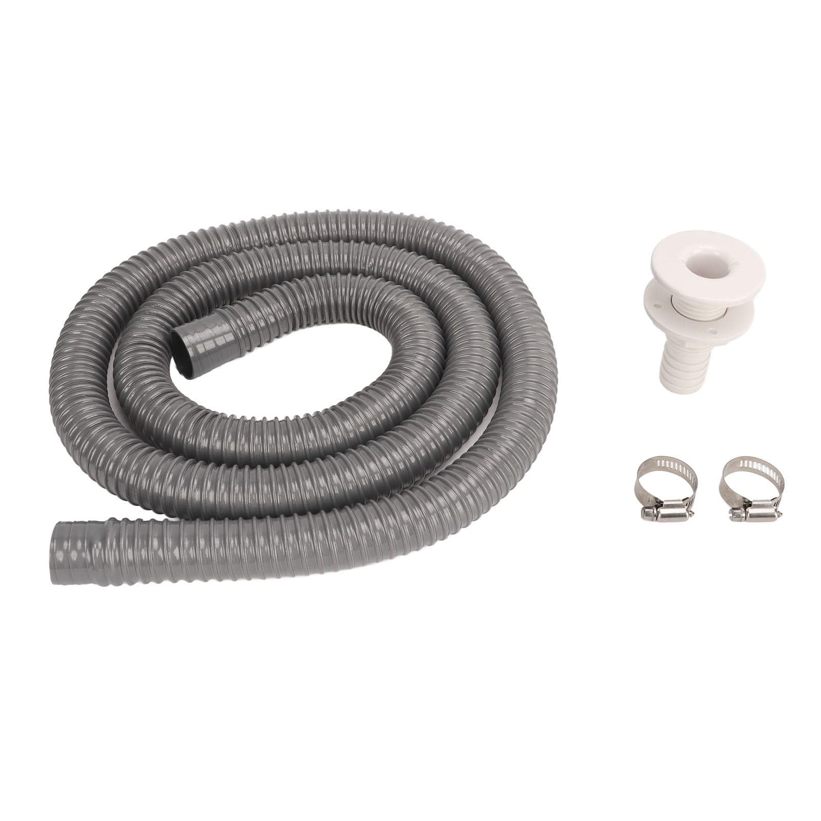 Bilge Pump Installation Kit 1?18in Dia Leakproof Thru Hull Fitting Bilge Pump Hose for Marine Boat