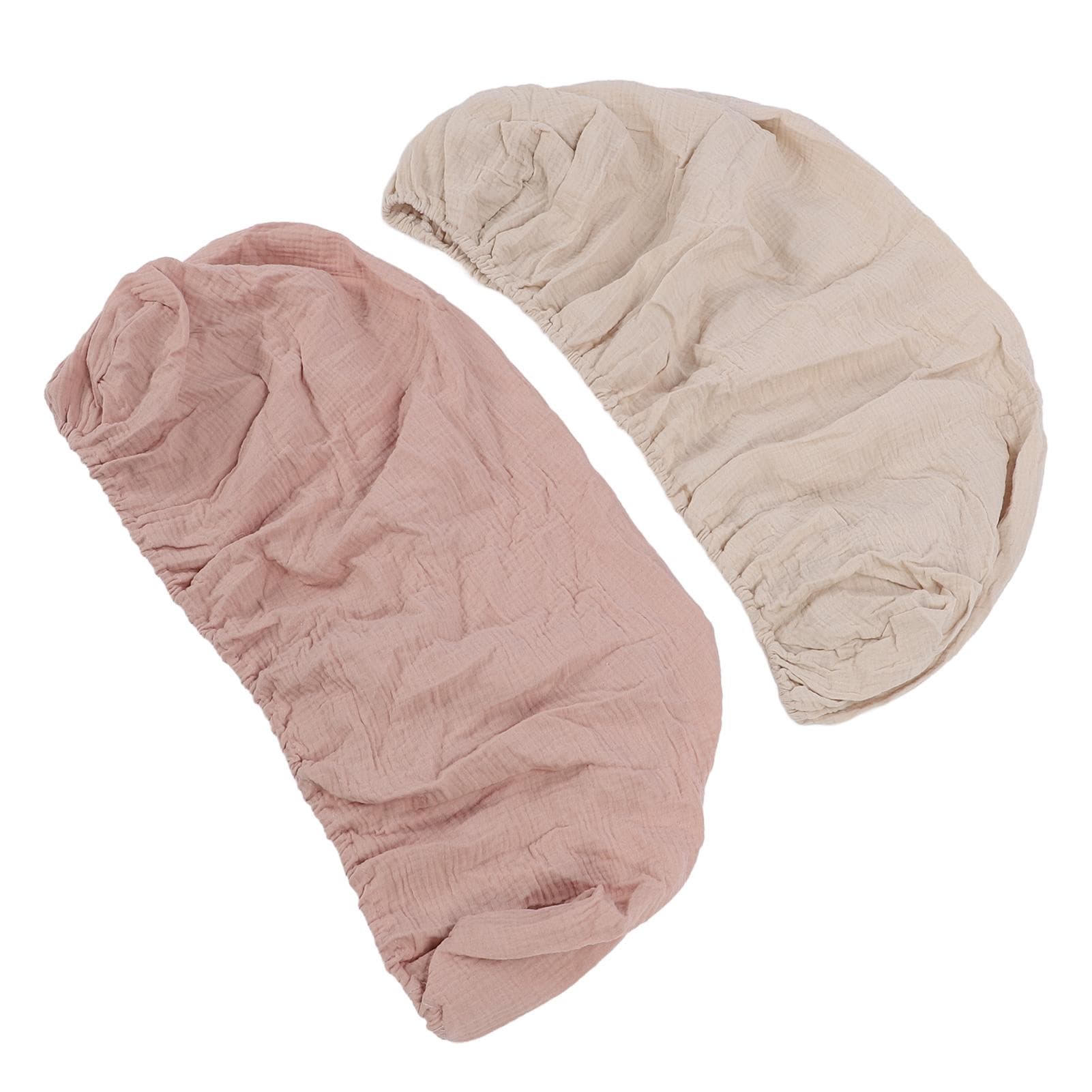 2 Pack Bassinet Fitted Sheets Soft Breathable Stretchy Cotton Sheets for Hourglass Oval Rectangle