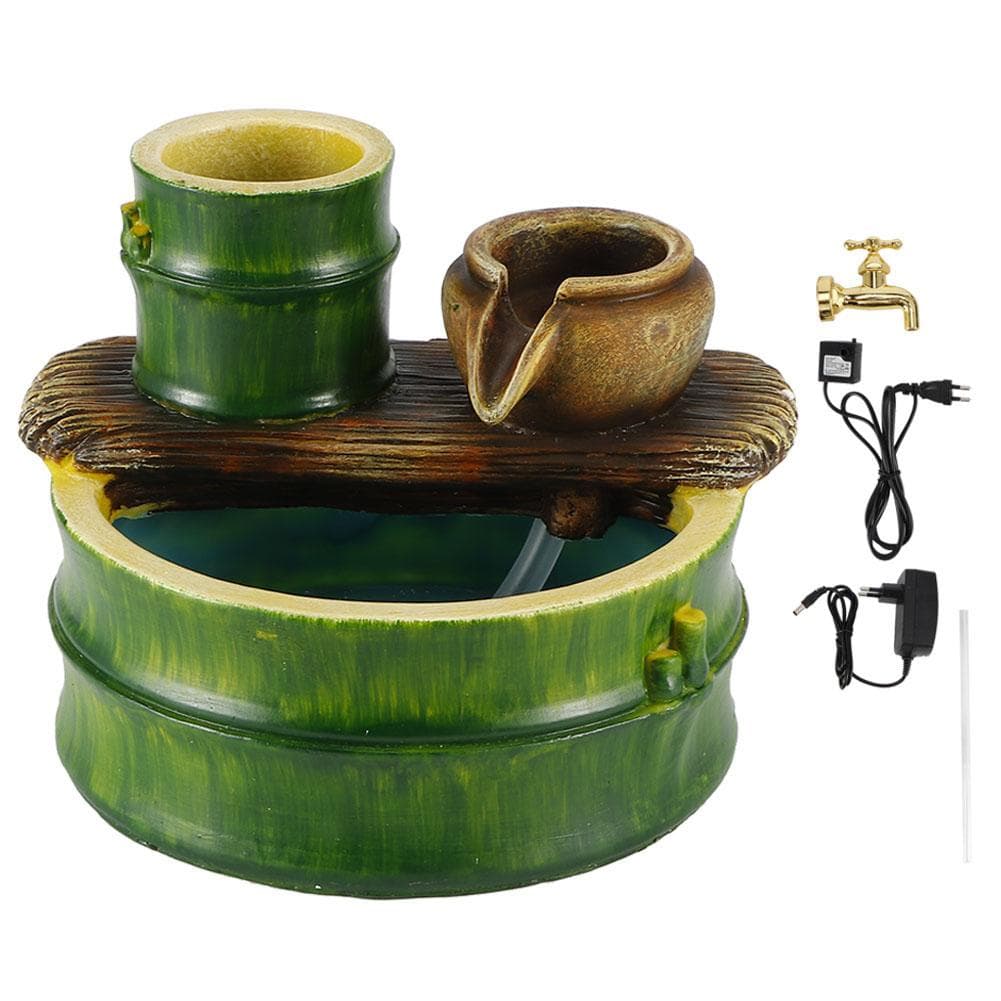 Rockery Flowing Water Floating Faucet Desktop Decoration Home Office Table Ornament