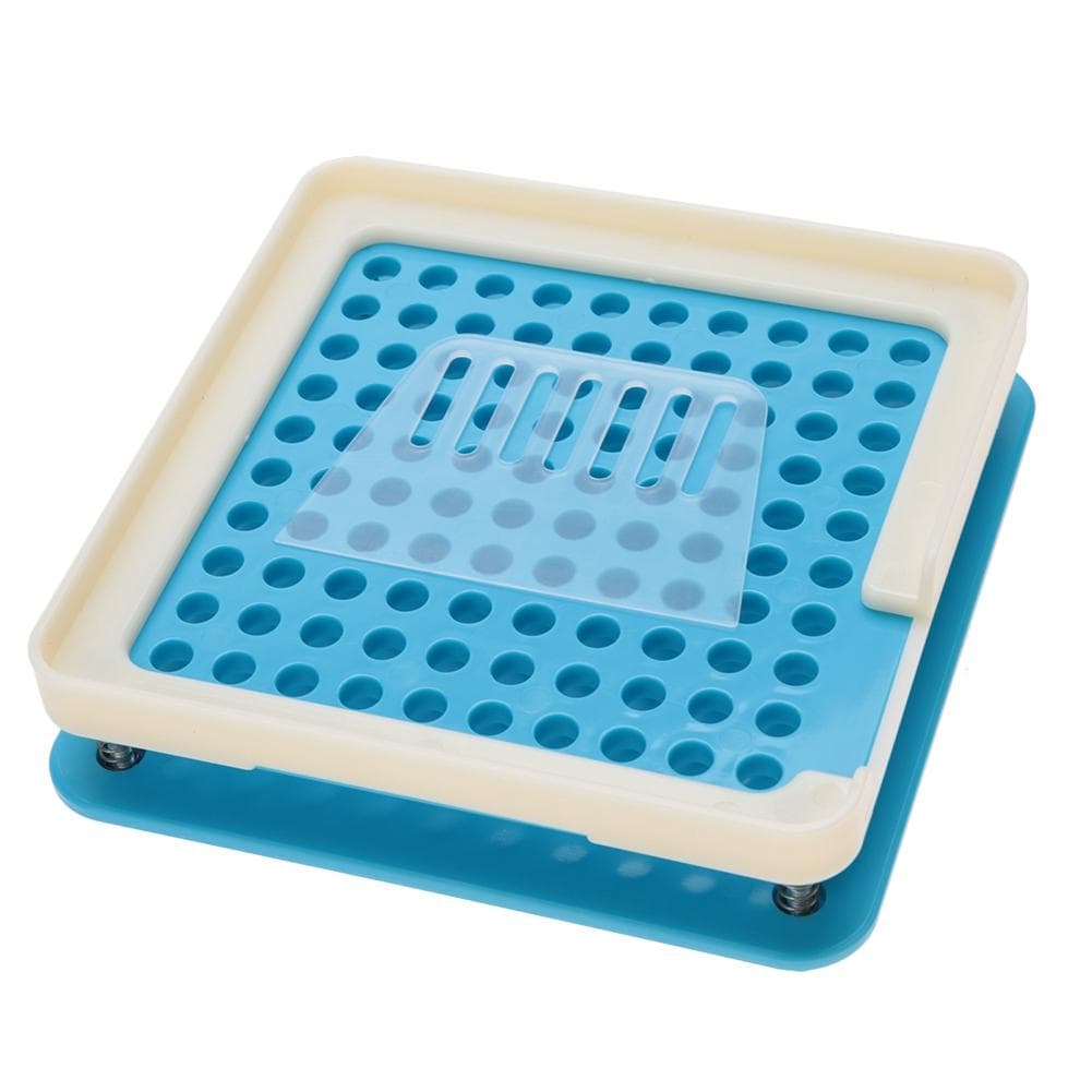 100 Holes Empty Capsule Filler Powder Spreader Plates Capsules Filling Tool 00# English Edition