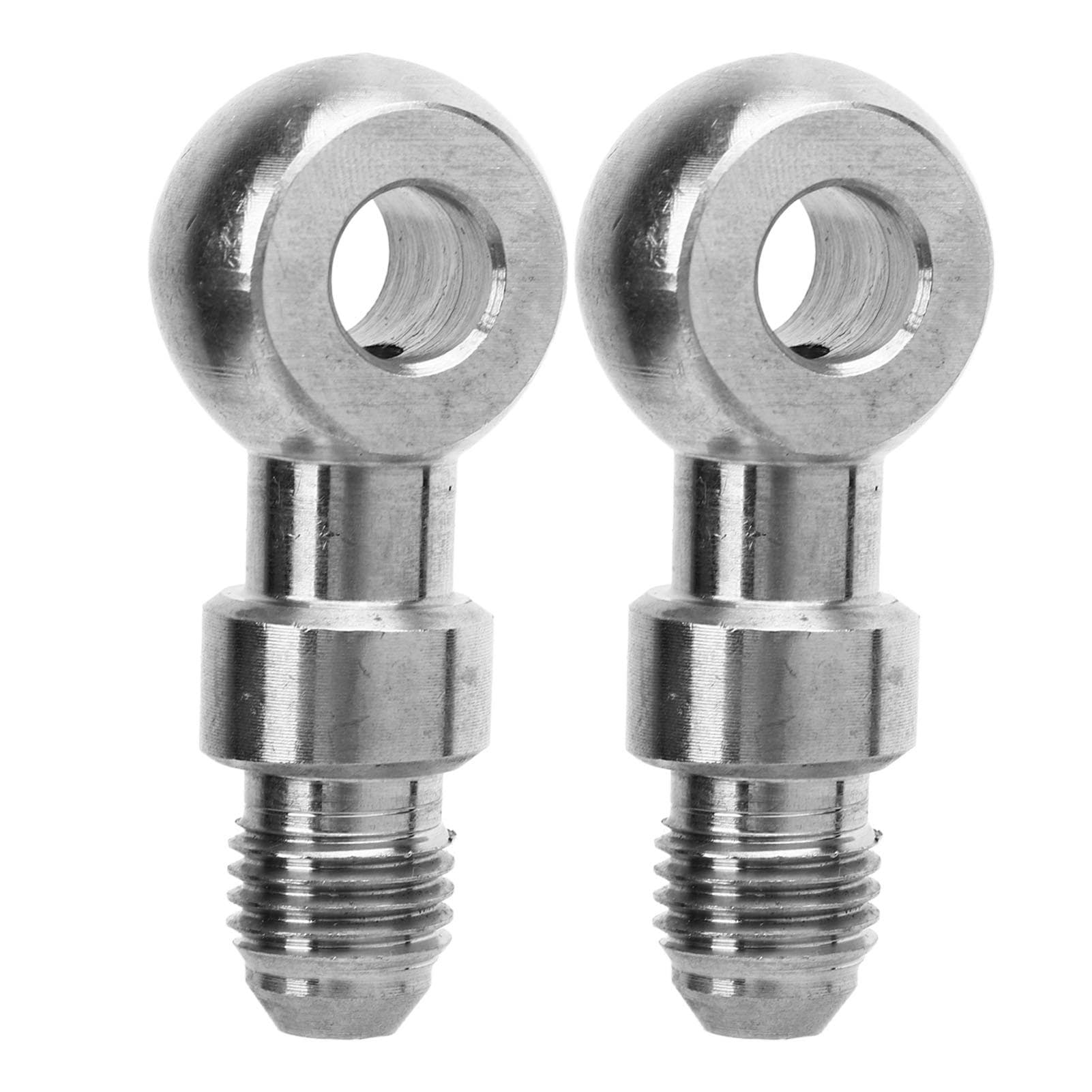 1pair Eye Banjo Adapter Fittings Stainless Steel Straight Brake Banjo Adapter Fitting