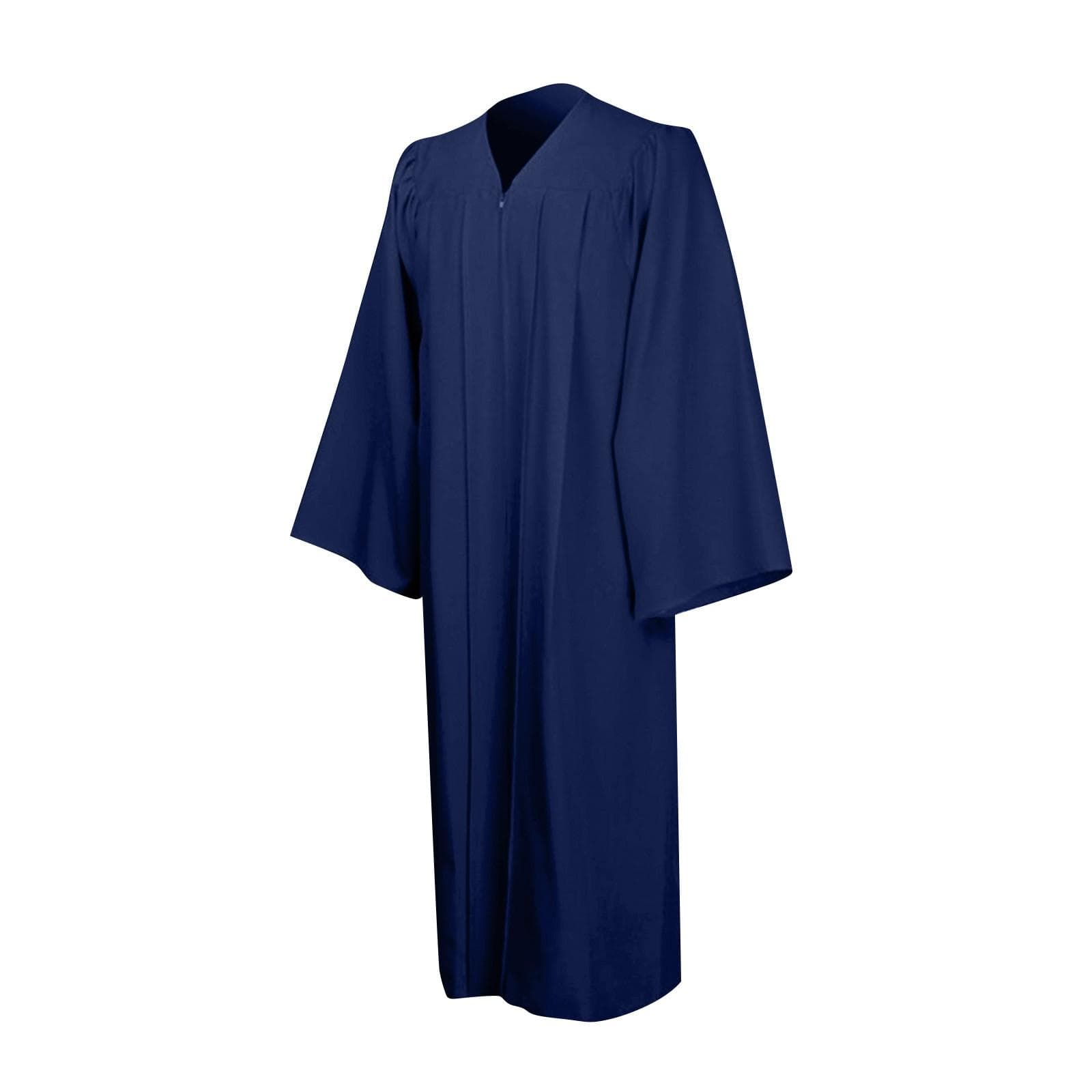 Unisex Choir Robes For Church Baptism Officiant Confirmation Costume,Graduation Gown Pastor &judges Robe XXXL Dark blue