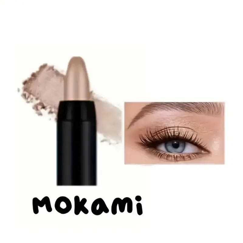 Matte & Shimmer Eyeshadow Stick Long Lasting Waterproof Eyeshadow Pencil Creaseproof Smudgeproof Easy Blend Makeup Eyeshadow Stick 16 Colors 14