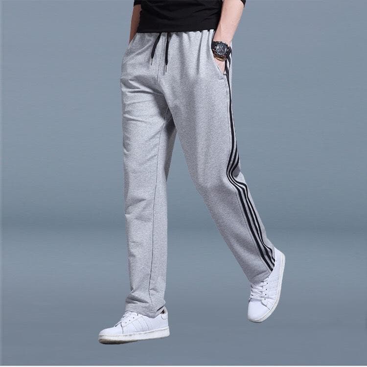 Sweatpants Men's Pants Large Size Loose Casual Student Sweatpants Men's Straight Pants Long Pants XL grey