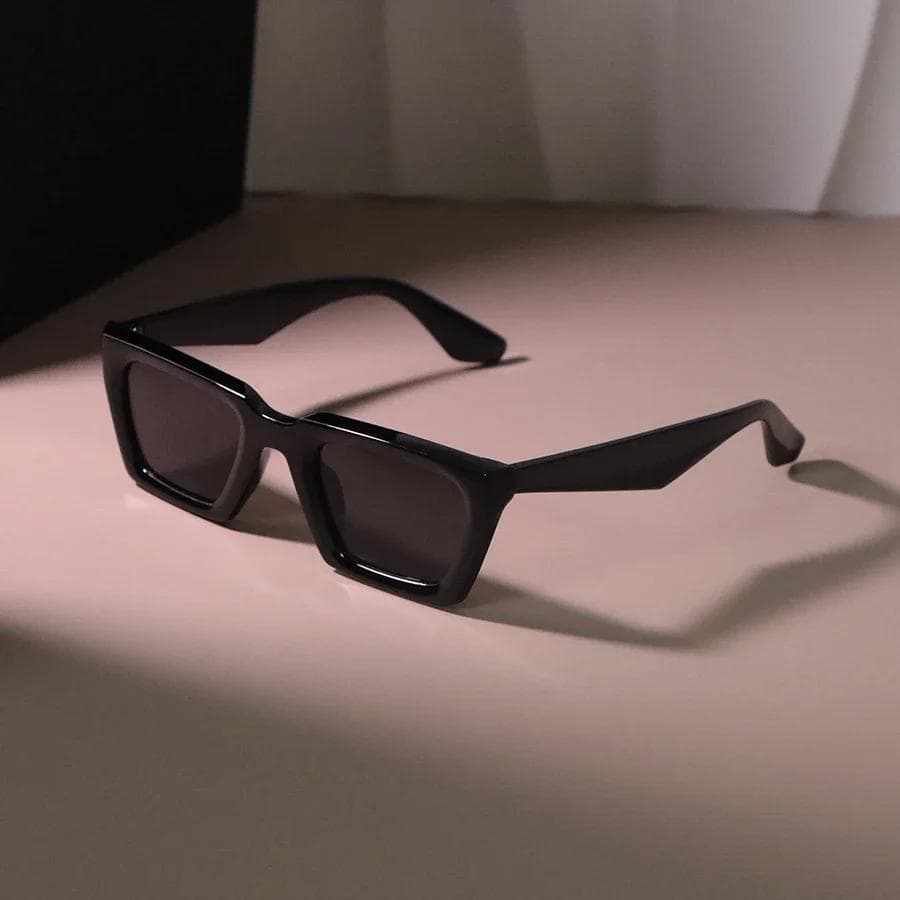 Vintage Square Sunglasses Retro Punk Style Mirror Lens Unisex Designer Shades for Women Men Outdoor Sun Glasses Other