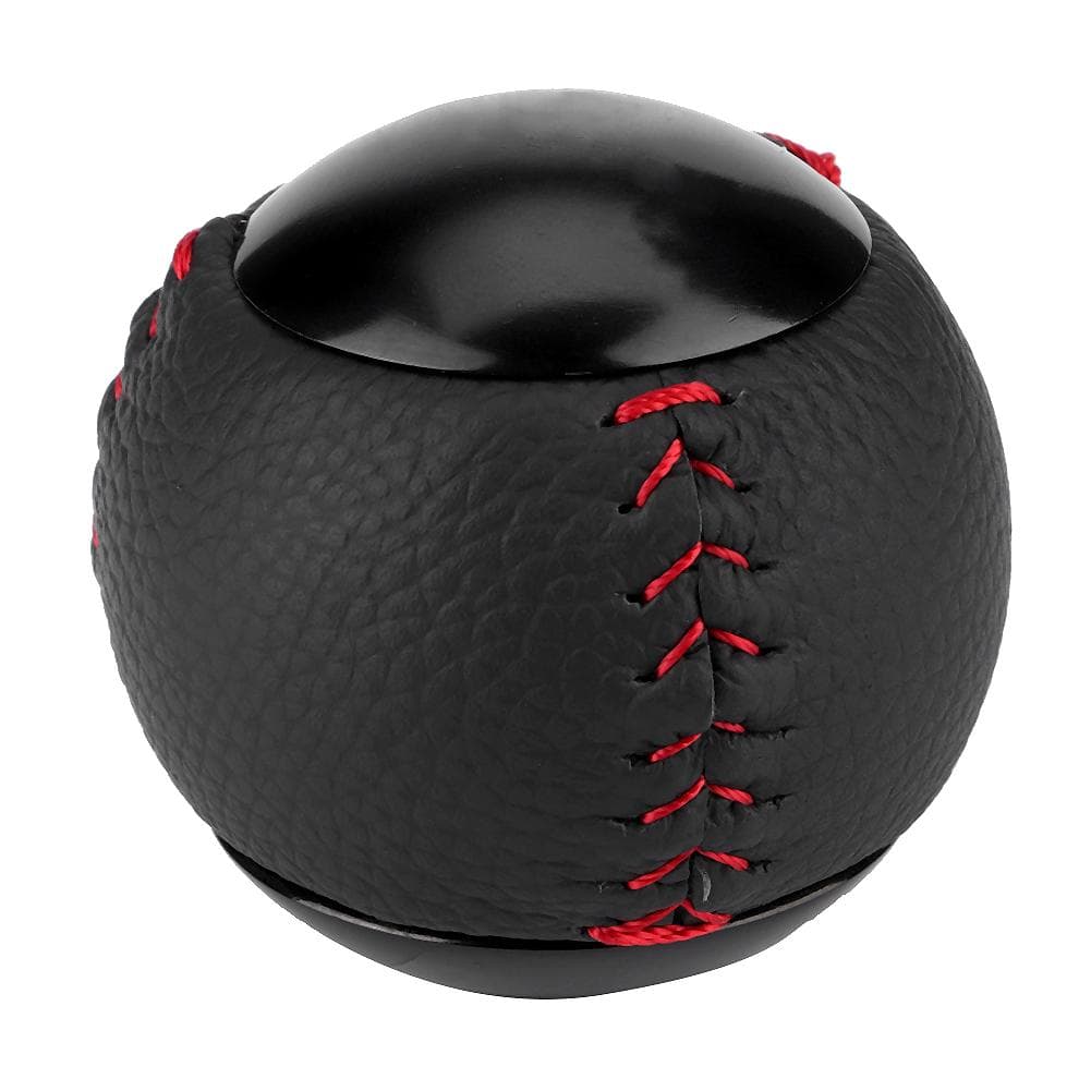 Shift Knob Head Leather Shifter Lever M10 x 1.5 Fits for HONDA CRZ Civic Type R FA5 FG2Black 6 black