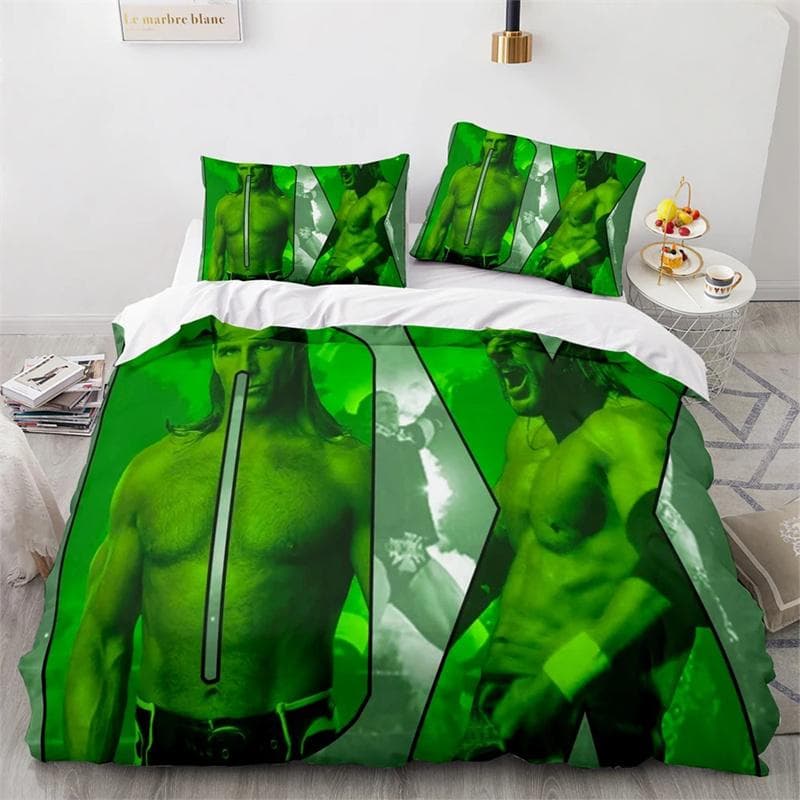 WWE EAW Bedding Set Single Twin Full Queen King Size Wrestling Game Bed Set Aldult Kid Bedroom Duvetcover Sets 3D Print 135x200cm 2pcs