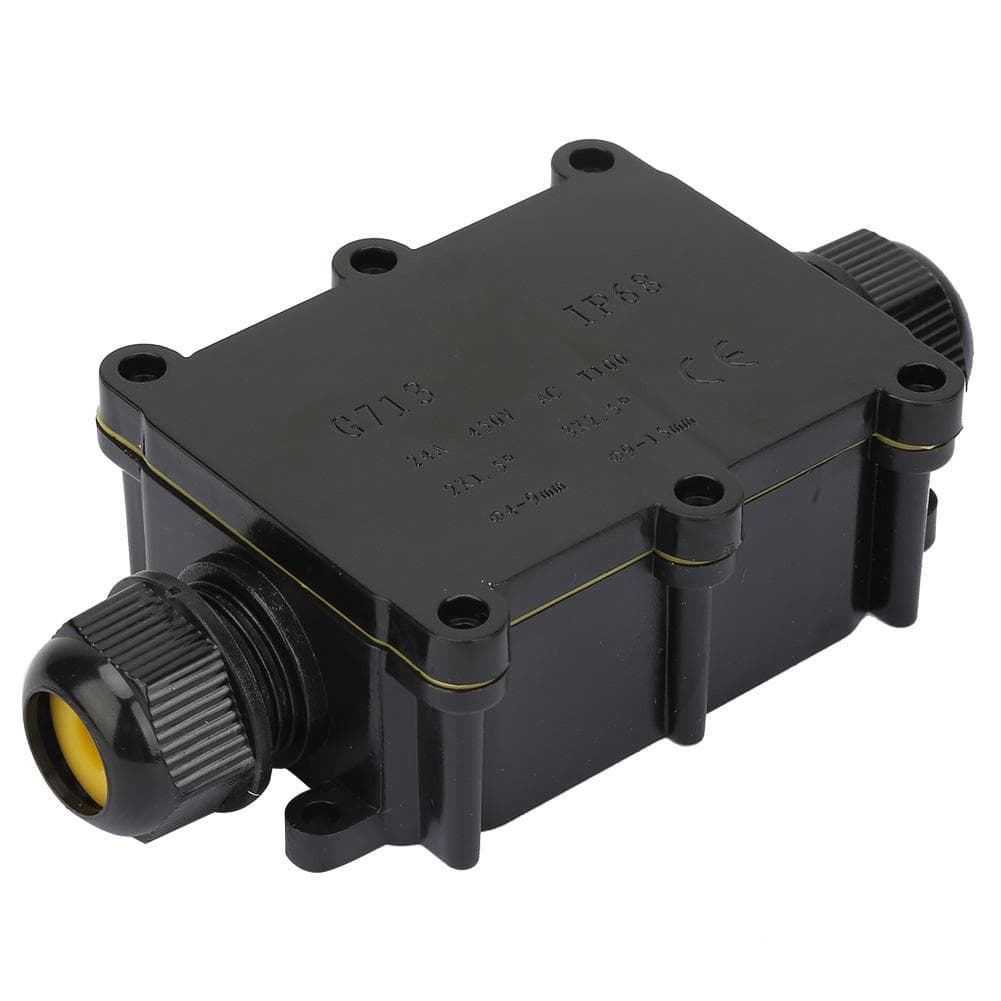 IP68 Waterproof Junction Box Electrical Enclosure Cable Connecting Terminal Block (Two way)