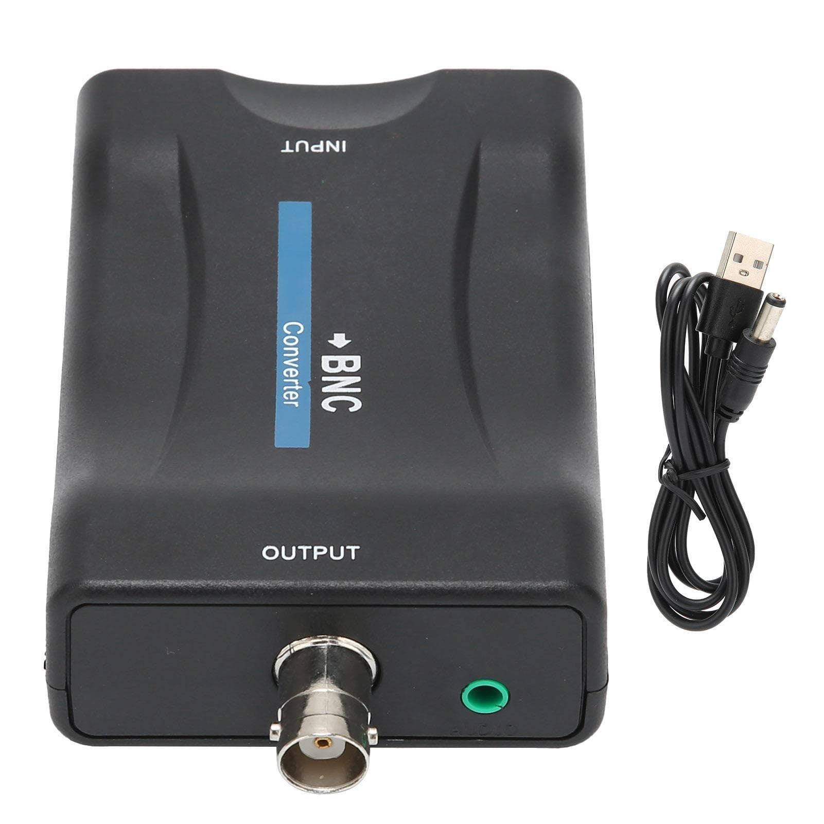 HighDefinition Multimedia Interface to BNC Converter Q9 Head Video Signal Conversion Box(Black )