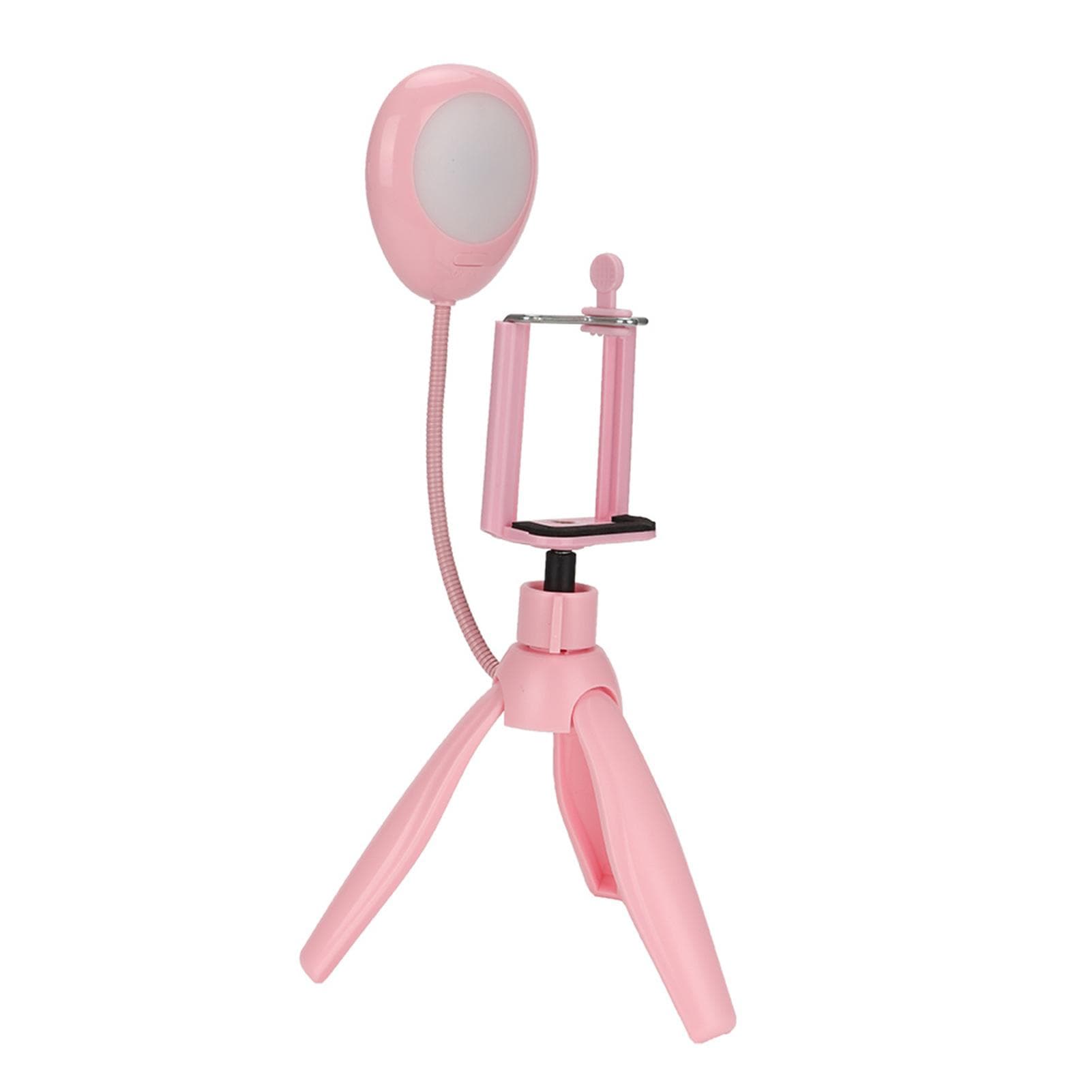 Mobile Phone Foldable Live Streaming Beauty Fill Light Lamp with Tripod and Phone Holder