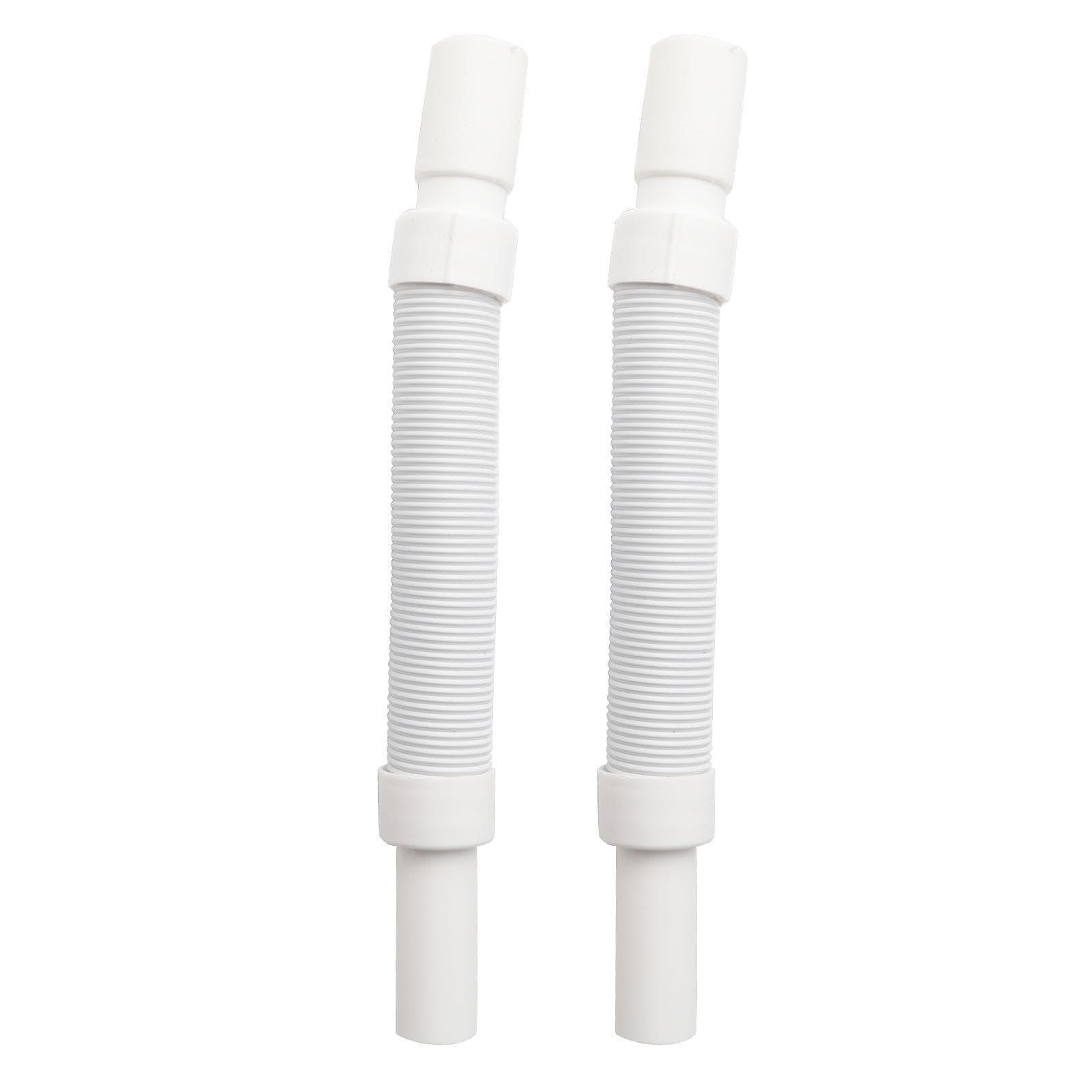 2Pcs Flexible Retractable Bathroom Basin Water Drain Hose Pipe Draining Accessories