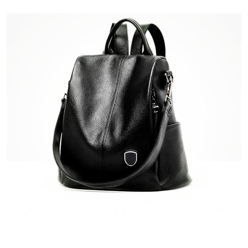 Women's Leather Bag, Women's Backpack, Women's Multi-functional Backpack