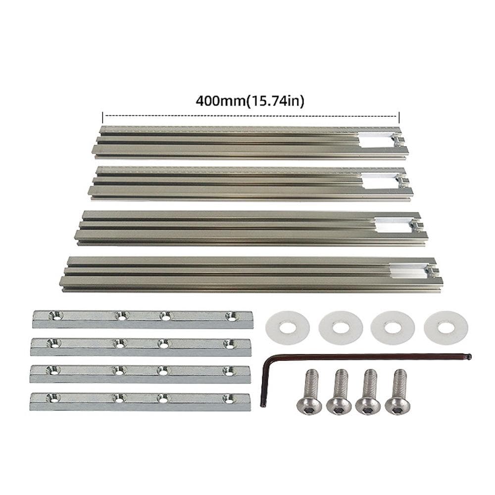 Trimming Machine Milling Grooving Engraving Guide Rail Adjustable Backing Woodworking DIY Auxiliary Type E