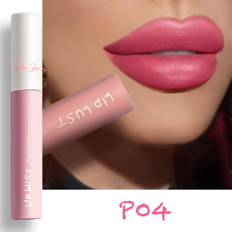 7-color Moisturizing Lip Gloss Waterproof Liquid Lipstick Matte Lipstick Naked Lip Glaze Nude Lip Gloss Women's Makeup Lipstick 04