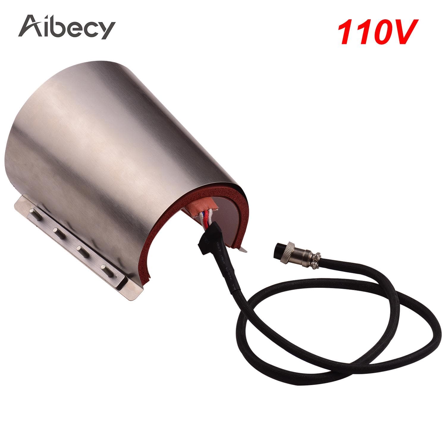 17OZ Aibecy 3D Sublimation Transfer Mug Heat Press Machine Clamp Fixture 110V silver