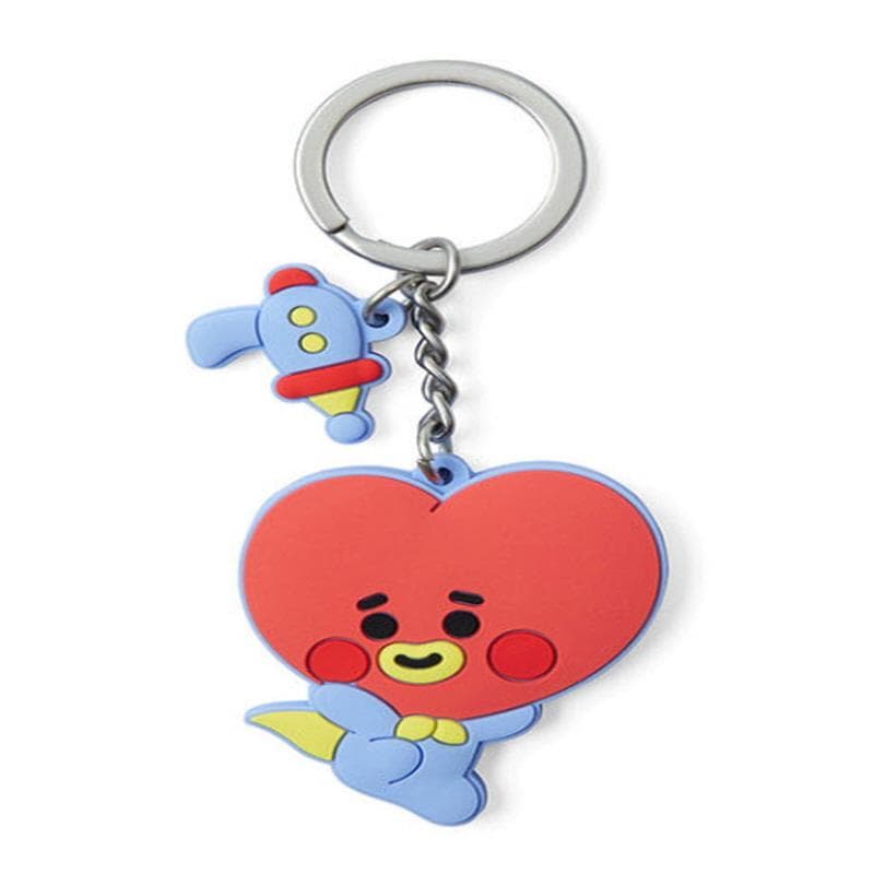 BTS BT21 Official BABY Silicon Figure keyring key chain Authentic TATA