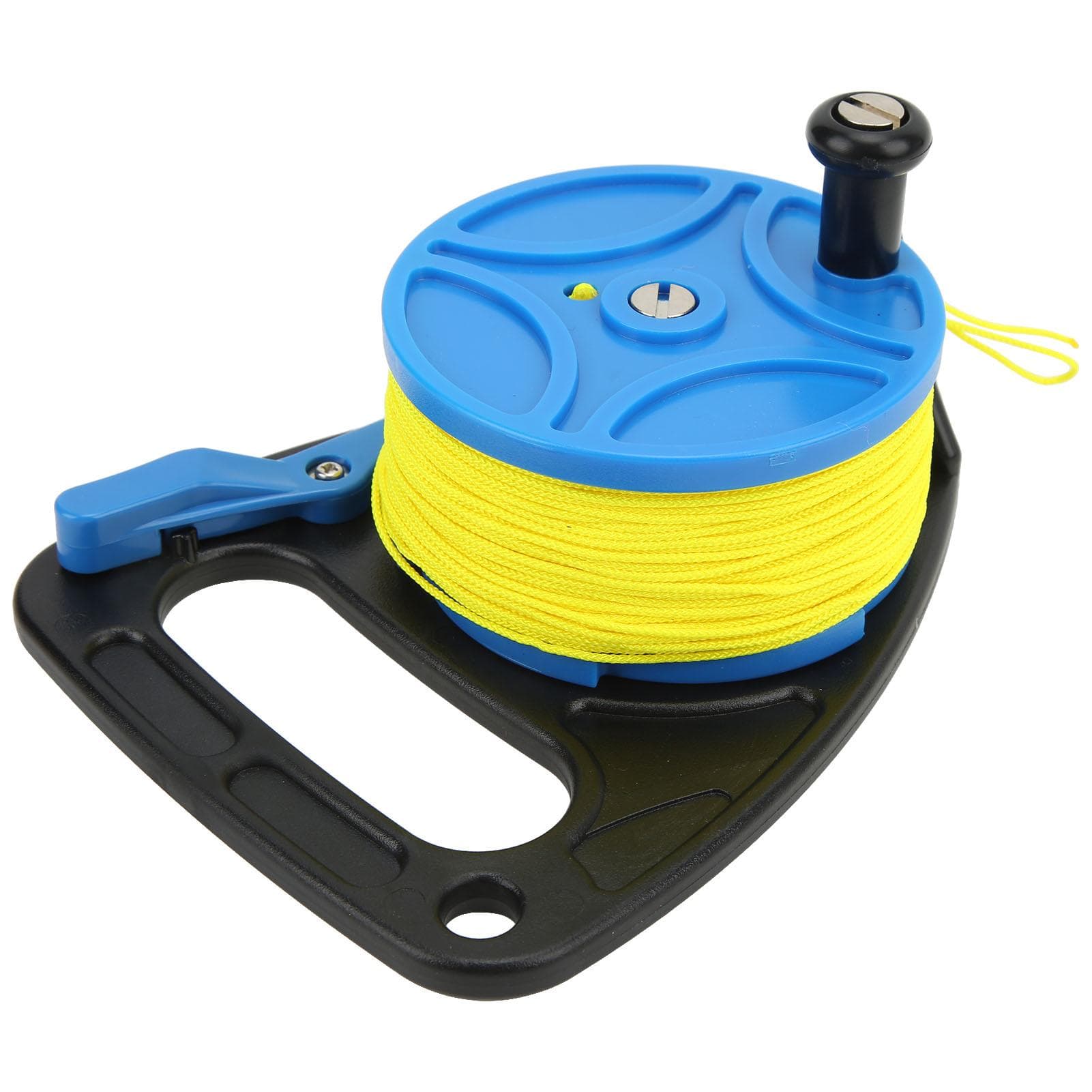 Diving Reels Spool Finger Reel Anchor Rope Spool Multi Purpose with Yellow Wire for Cave Exile