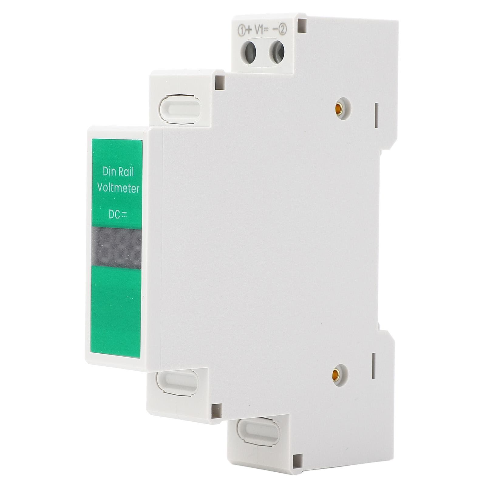 DC Voltage Meter LED Digital Display Switching Output DIN Rail Mount Voltmeter Electrical