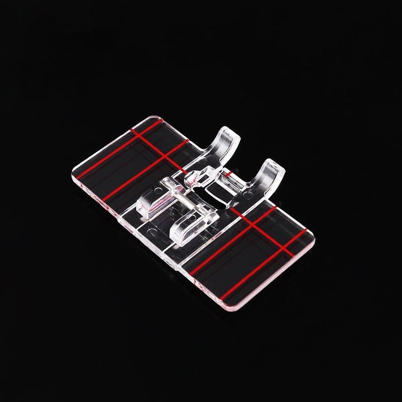 Plastic Parallel Stitch Presser Foot Sewing Machine Accessories for Janome SINGER JUKI Brother Domestic Elestric 1pc