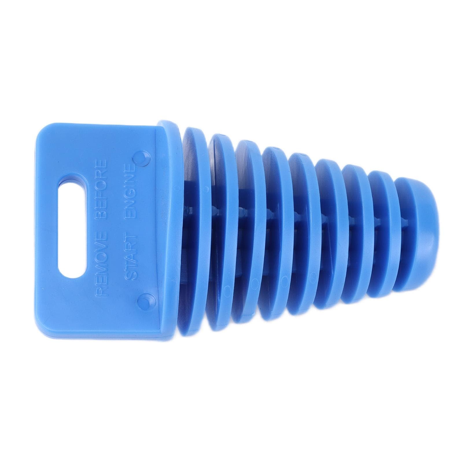 Motorcycle Exhaust Pipe Plug Rubber Muffler Wash Plug Blue Waterproof Exhaust Silencer Plug