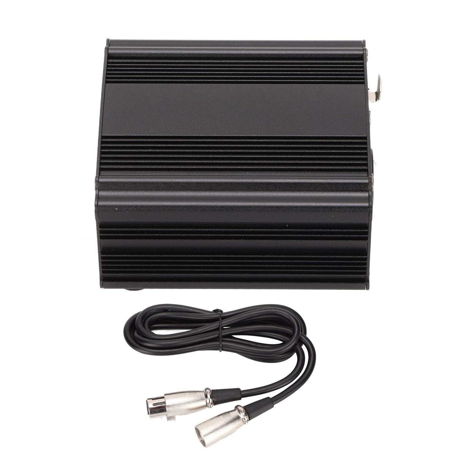 48 V Phantom Power Supply Professional Phantom Power with XLR 3 Pin Cable for Music Recording EU Plug
