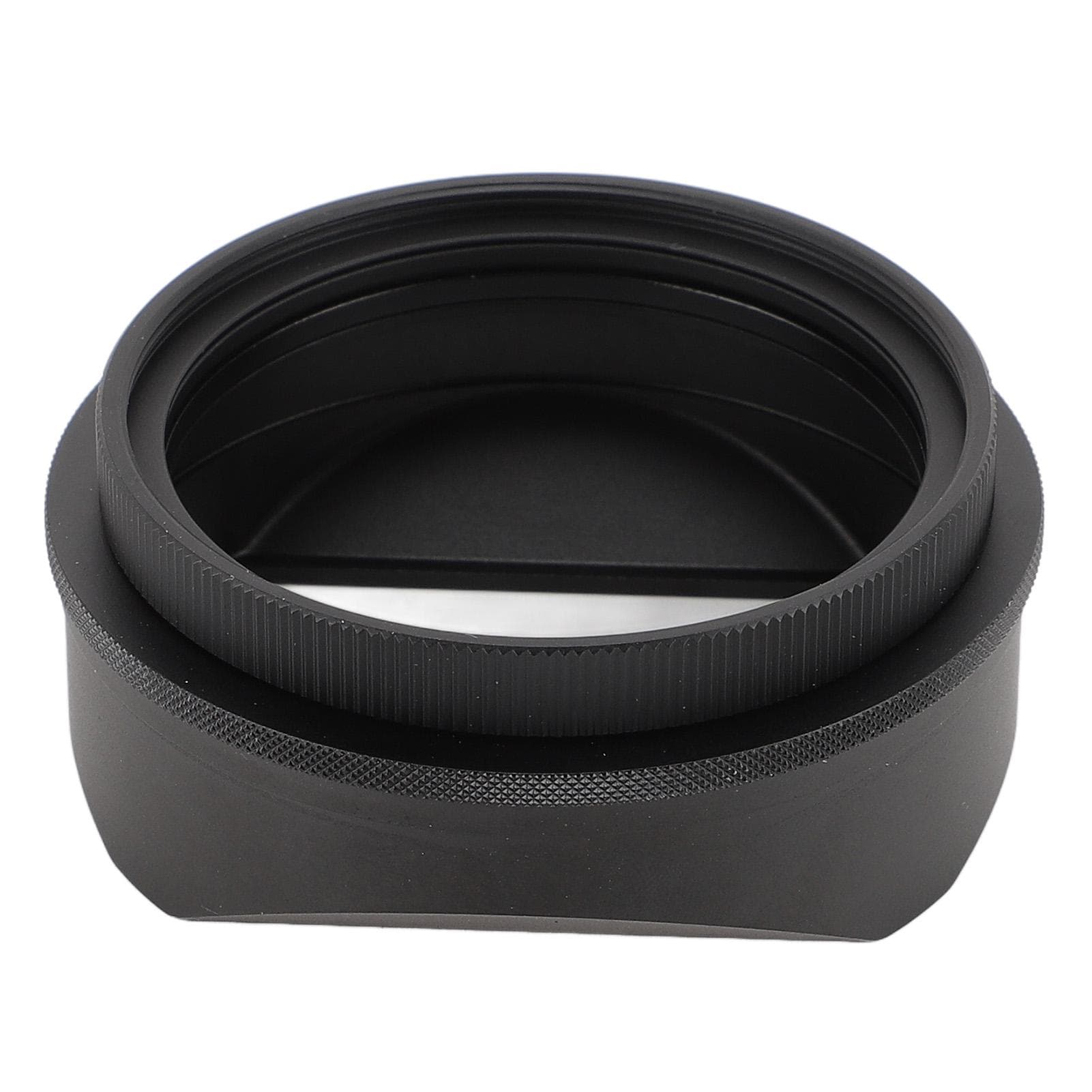 Square Lens Hood Light Blocking Retro Protective Magnetic Mount Lens Shade for X100 Series Black black