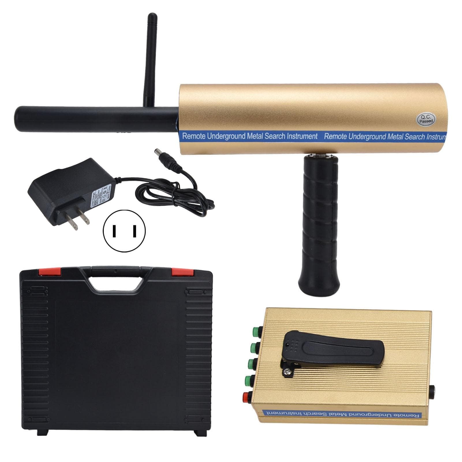 Metal Detector 1000 Meters High Sensitivity Professional Gold Silver Copper Finder ScannerEU Plug