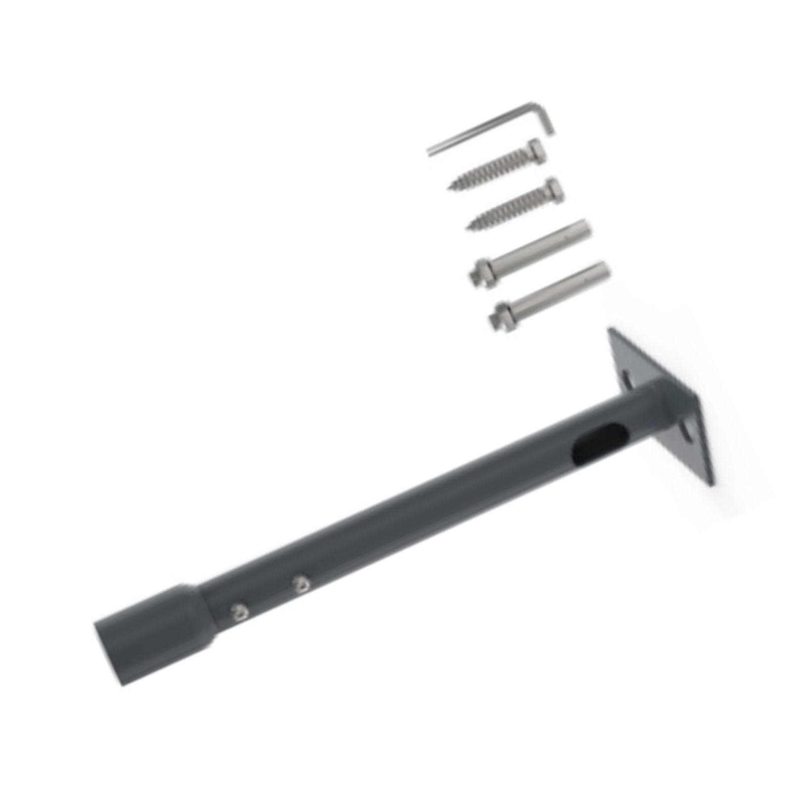 Antenna Roof Mount Aluminum Alloy Multifunctional T Shaped Metal Bracket with Adapter for V2