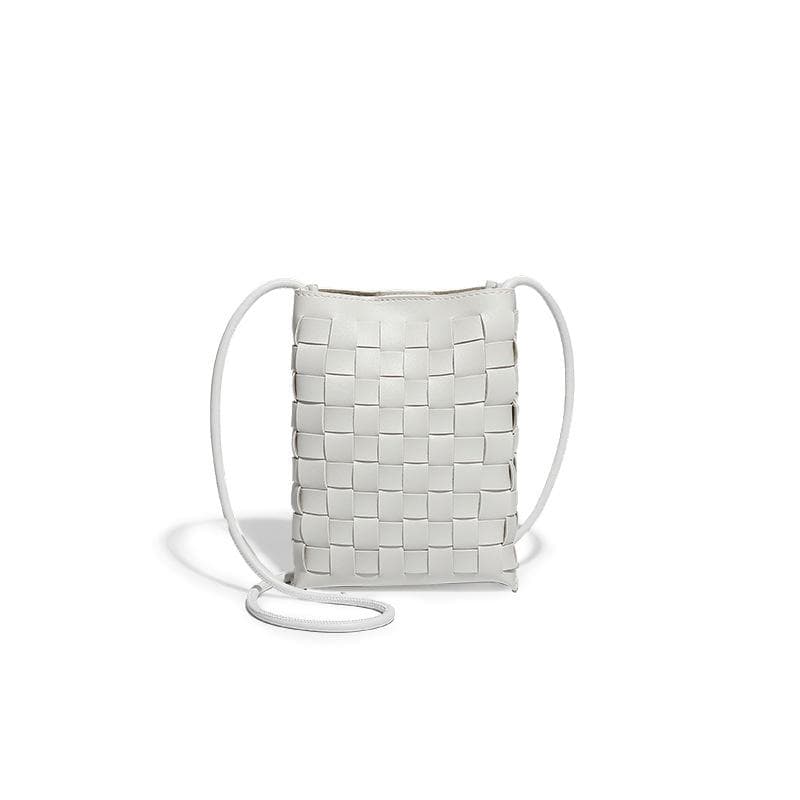 Retro and Fashionable Hand-woven Mobile Phone Bag, Simple and Versatile In Europe and America, Single-shoulder and Cross-shoulder