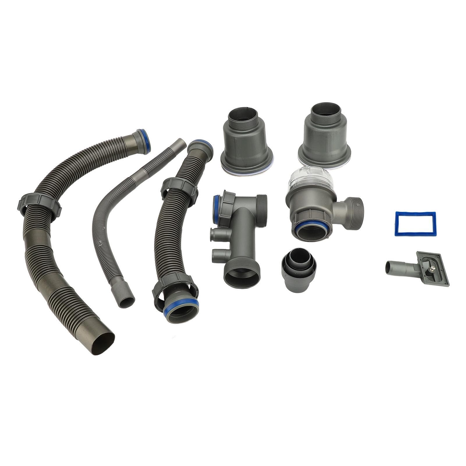 Kitchen Sink Drain Kit Odor Proof Thicken High Temperature Resistant Double Bowl Sink Drain Pipe
