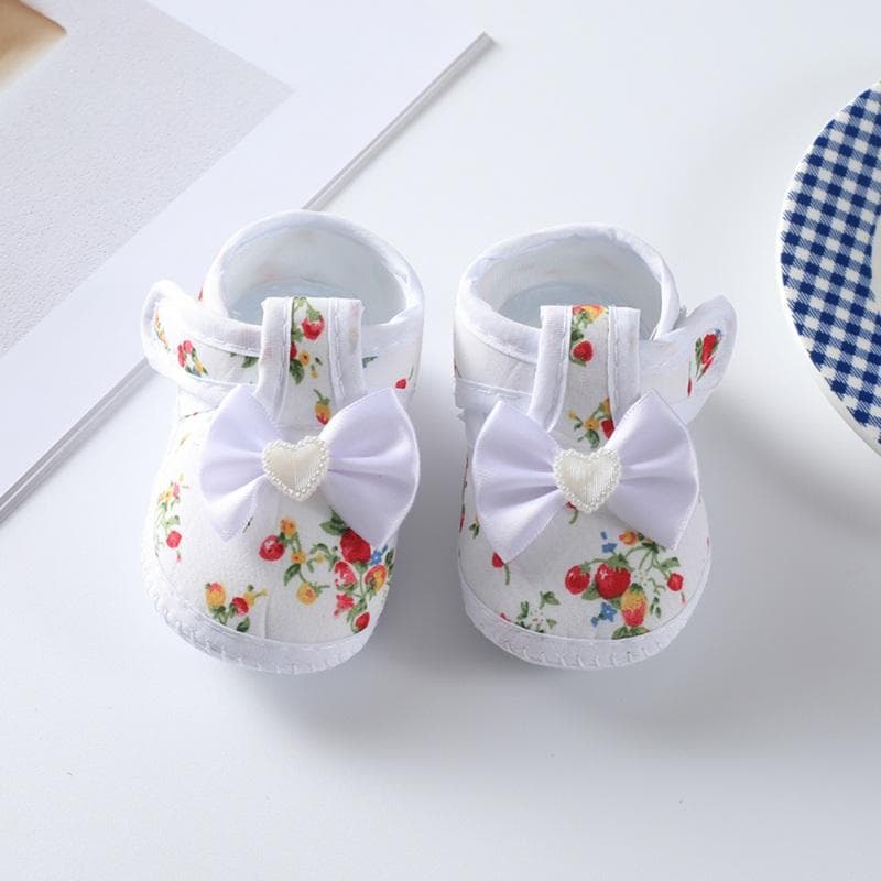 Summer Baby Girls' Canvas Shoes First Walkers Sweet Princess Shoes 11