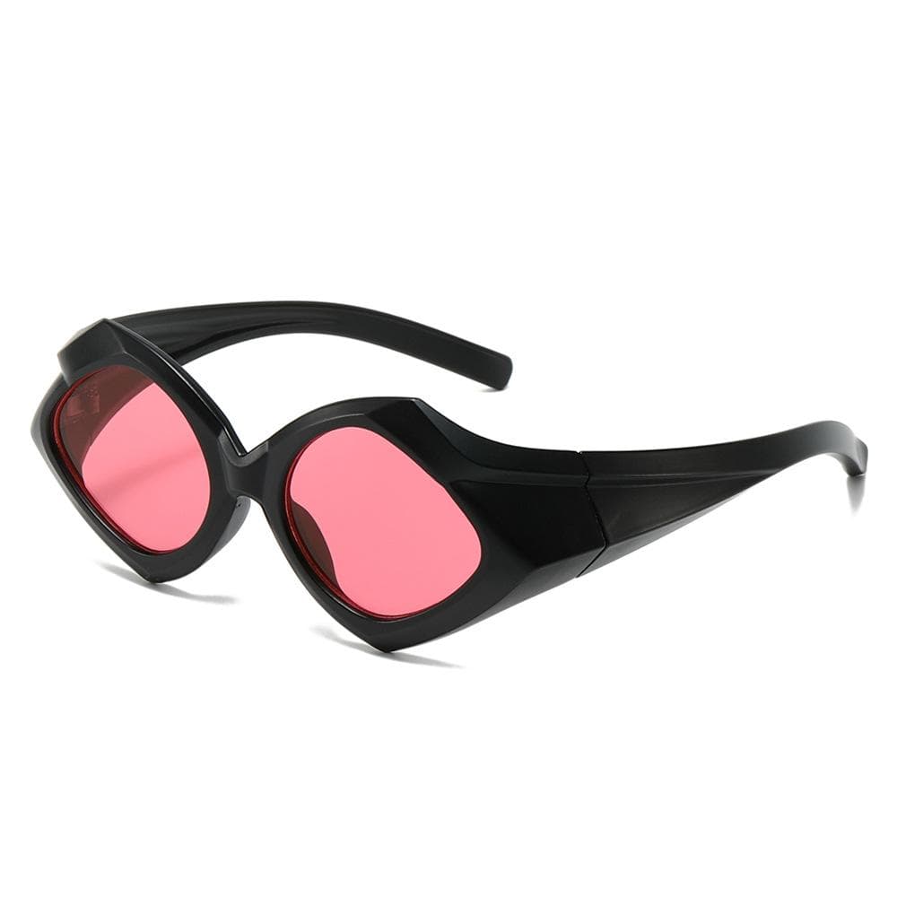 Y2K Oversized Rhombus Sunglasses Punk Vintage Luxury Brand Designer Big Frame Shades for Women Men