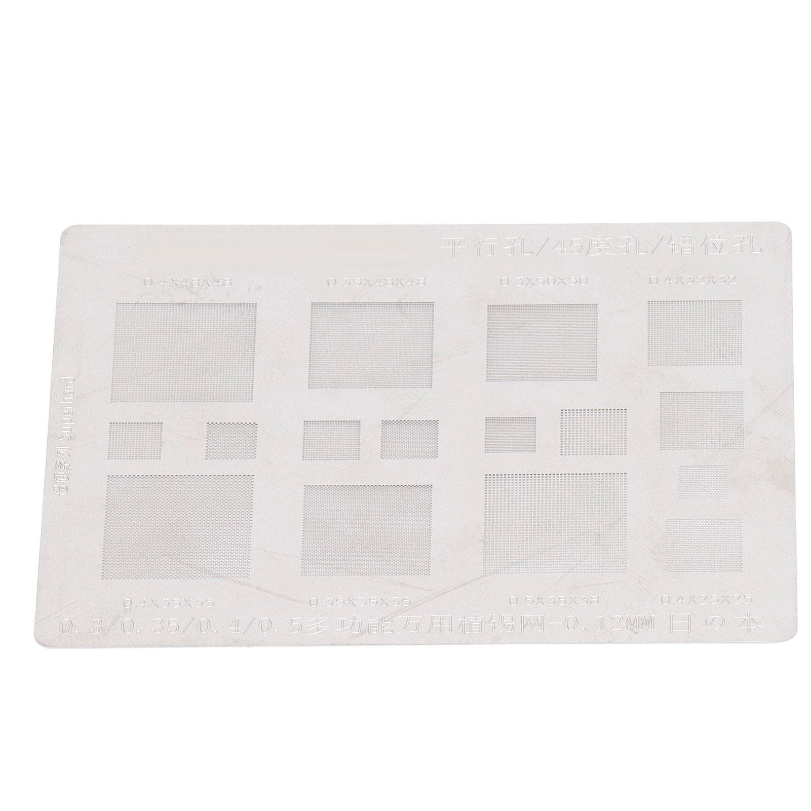 Universal BGA Reballing Stencil Multifunctional Tin Mesh Solder Template for Phone BGA IC Chips