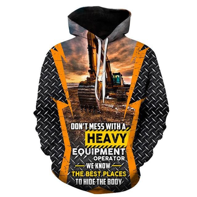 Power Tools Equipment Patterns Fashion Sportswear Casual 3D-printed Engineering Equipment Patterns Men Hoodies and Sweatshirts XS