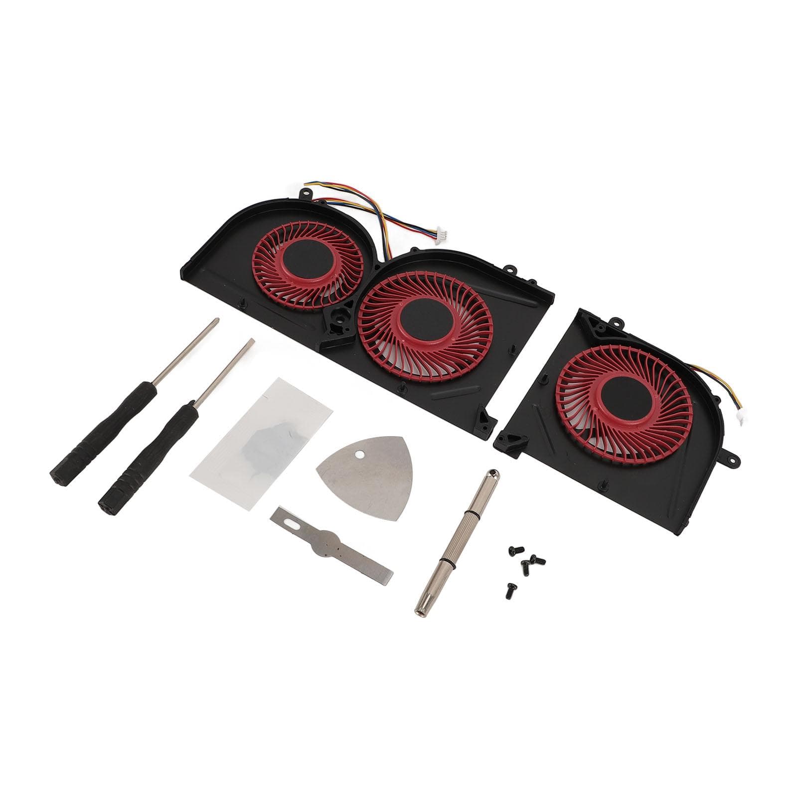 CPU GPU Cooling Fan Aluminum Alloy 4Pin Laptop Cooling Fan Replacement for MSI GS63VR GS63 GS73