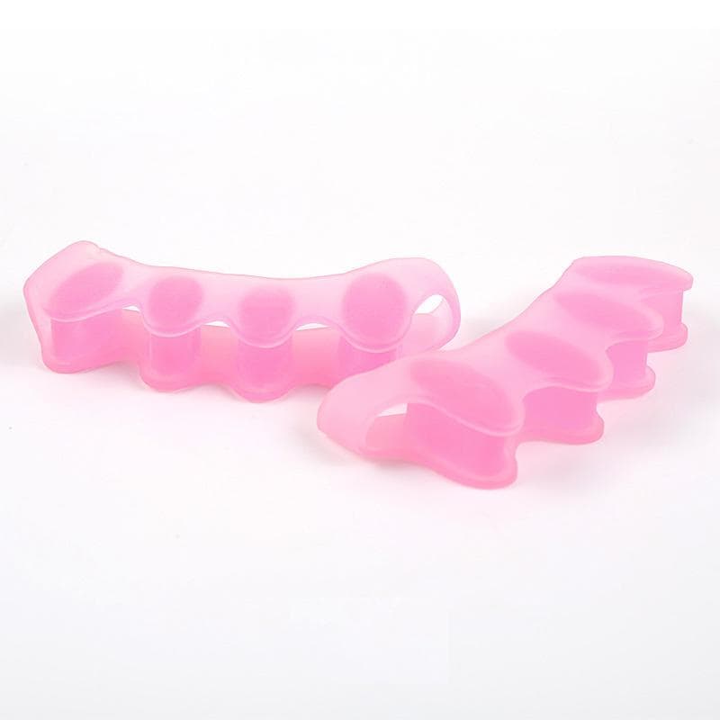 2Pcs=1Pair New Protective Toes Separator Suitable Bunion Corrector Material Soft Gel Straightener Spacers Stretchers Care Tool