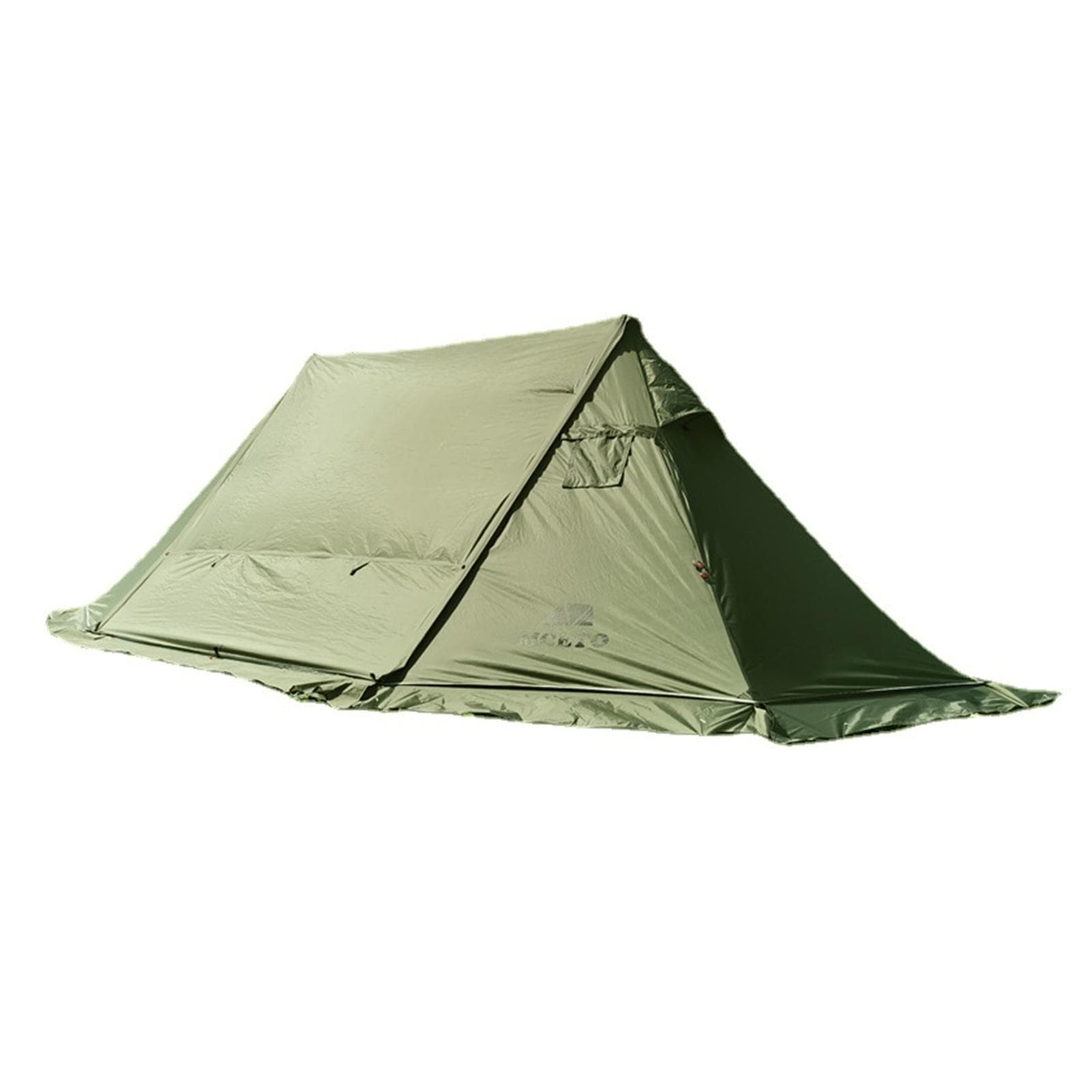 Outdoor Windproof Camp Tent with Stove Jack 4 Season Tent Sun Shelter for Family Camping Hunting Polyester army green