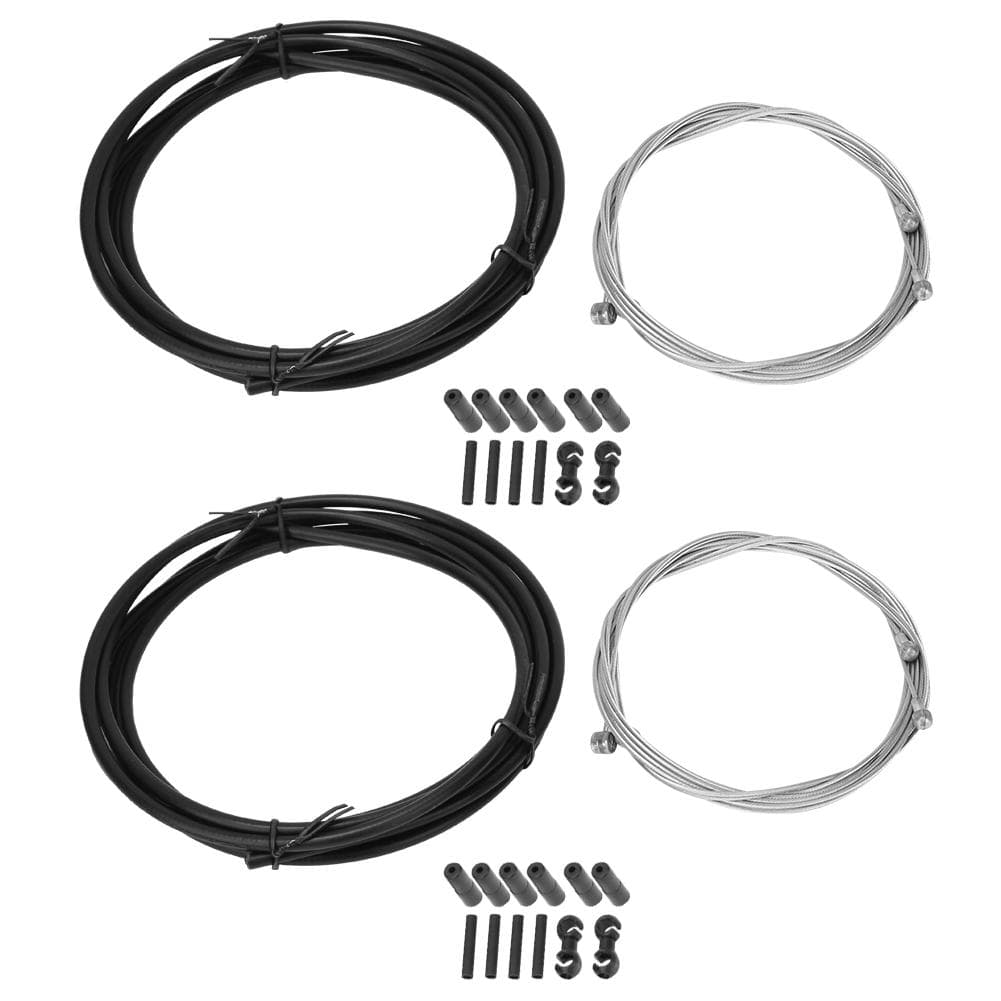 Bicycle Brake Shift Cable Line Wire Housing Set Derailleur Kits Bike AccessoriesBlack