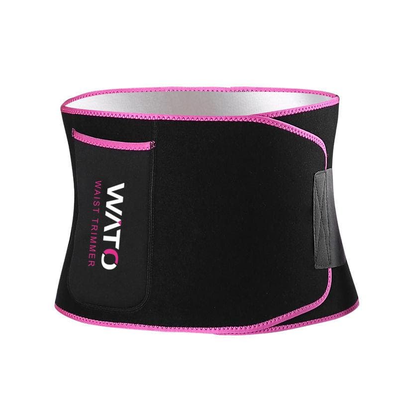 Waist Support Training Squat Men and Women Basketball Running Silver Ion Coating Burst into Sweat Waistband S pink