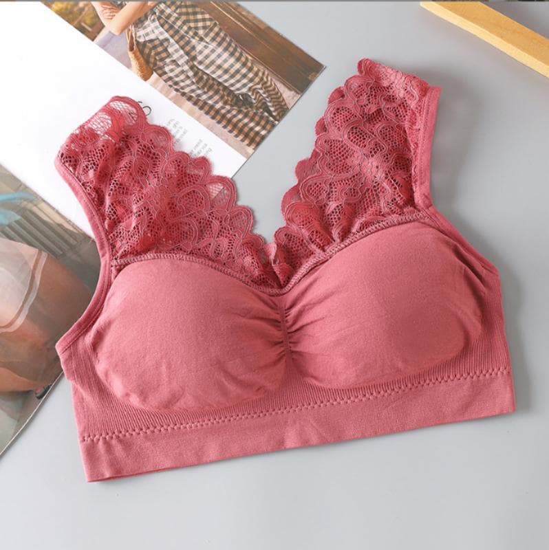 Sexy Bras For Women Large Size Women Gather Lace Bralette Bra Sexy Lace Lingerie Bra Sexy 6XL