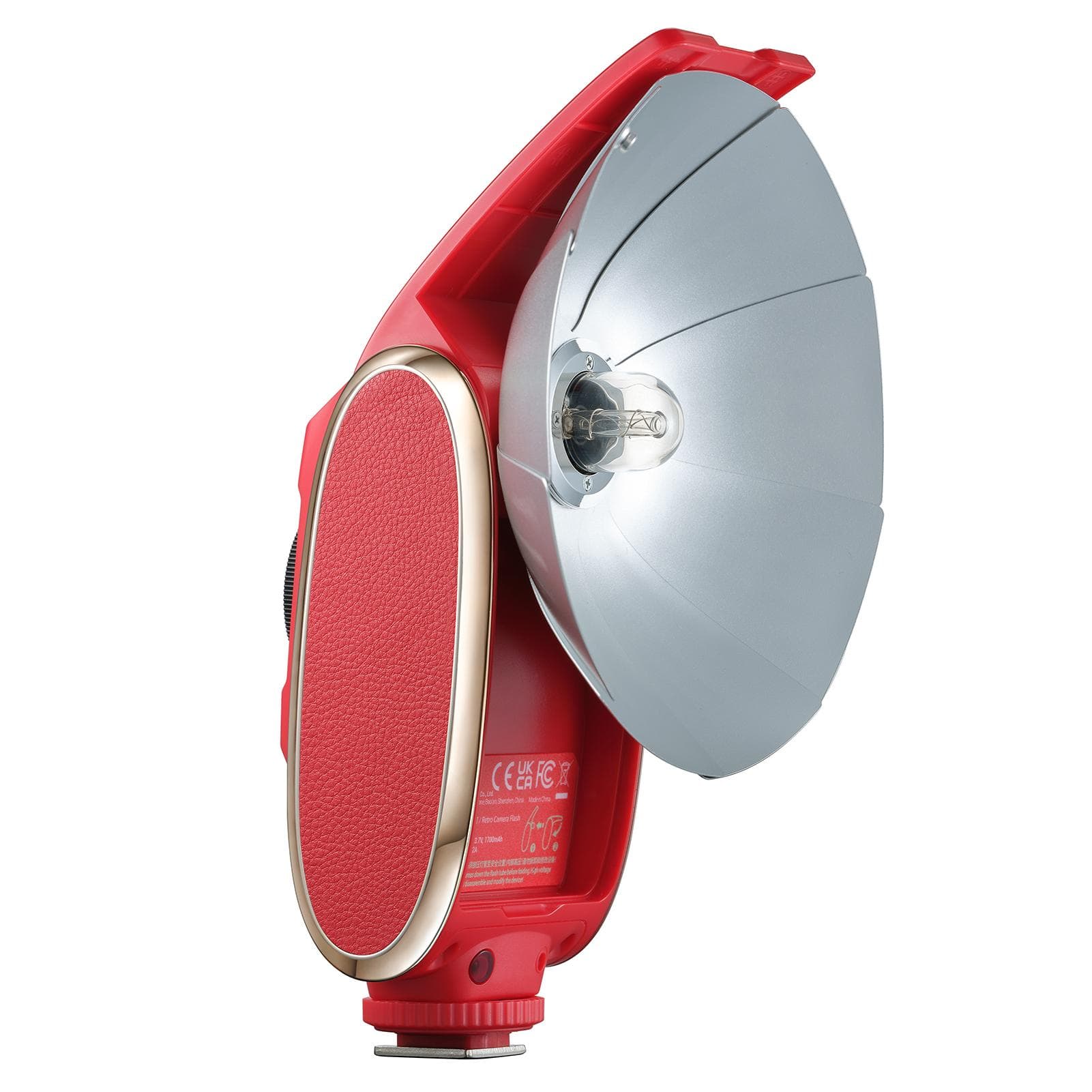 Godox Lux Senior Retro Camera Flash GN14 Color Temperature 6000K Auto & Manual Flash Modes 11-164 red