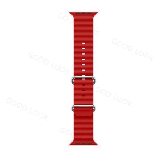 Ocean strap For Apple watch band 49mm 45mm 44mm 40mm 41mm 42mm 49 45 mm silicone correa bracelet iWatch Ultra serie 7 6 3 se 8 49mm