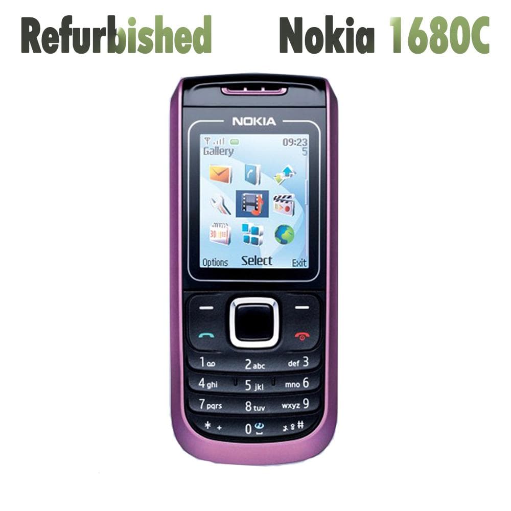 Refurbished Nokia Original Nokia 1680 classic Mobile Phone With 1 SIM Simple Set black