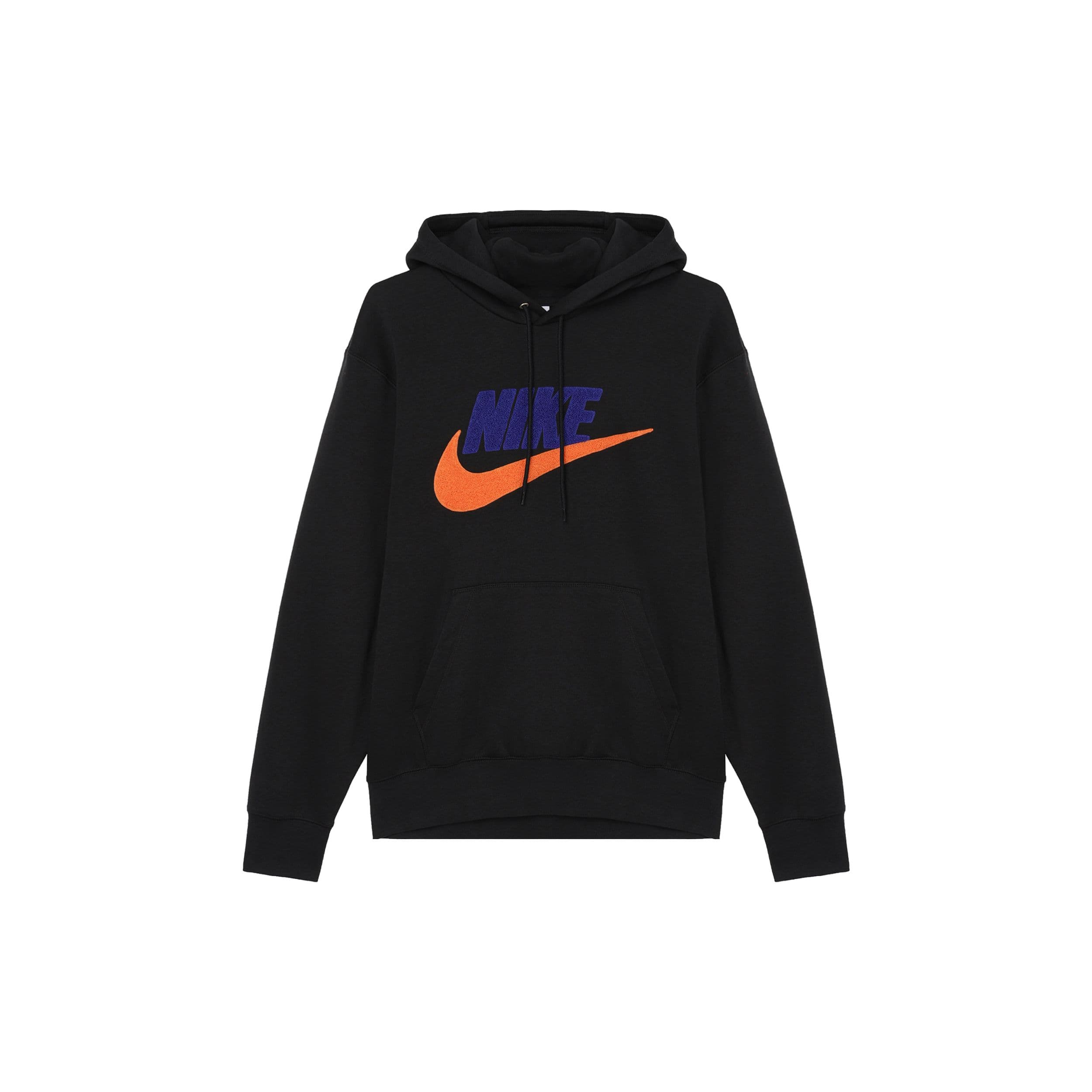 Nike Club Fleece Letter Logo Print Long Sleeve Fleece Hoodie Men hoodies Black FN3105-010 XXXL