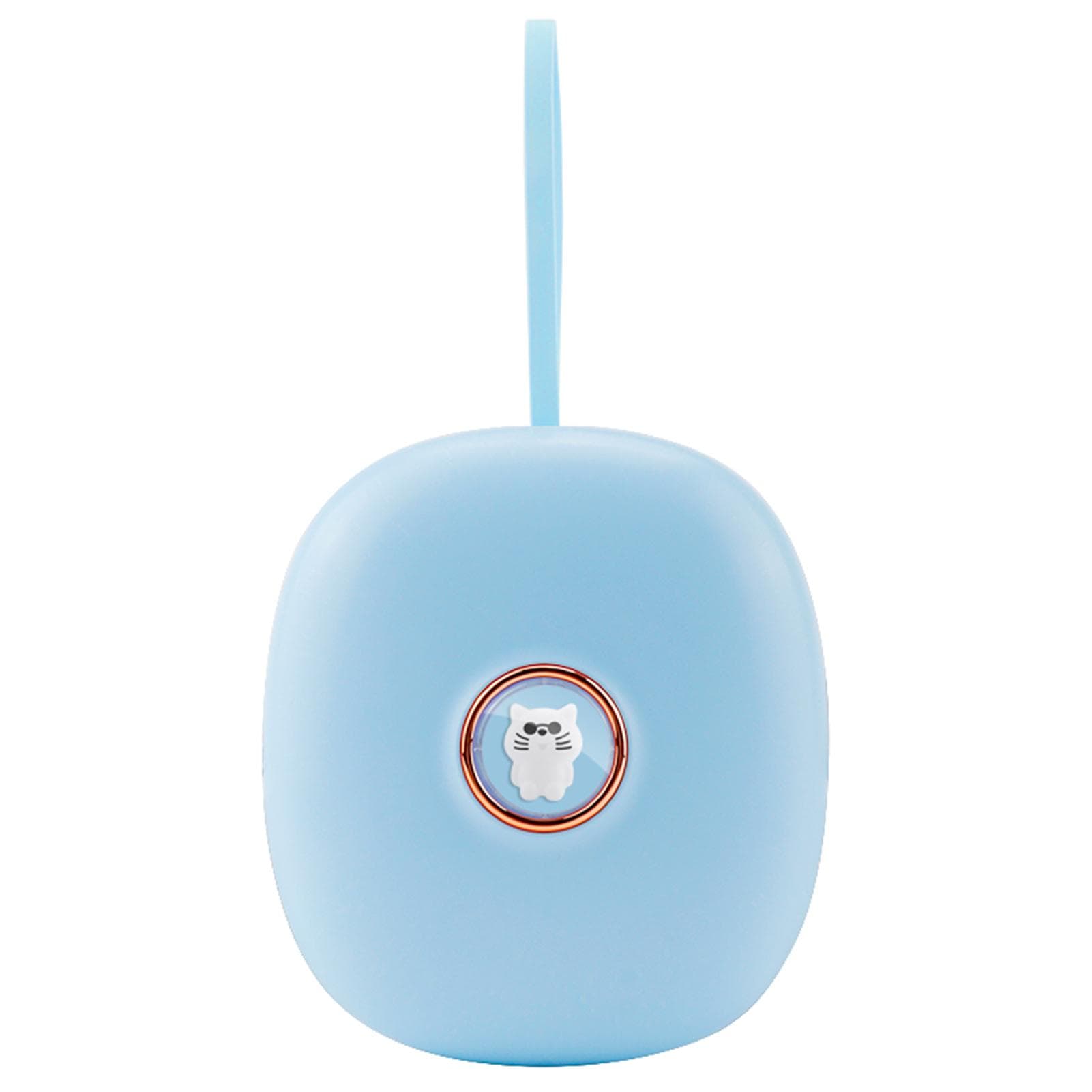TS-BC670 Silent Vibration Alarm Clock Students Wake Up Strong Wake Artifact Creative Cute Pet Mute blue
