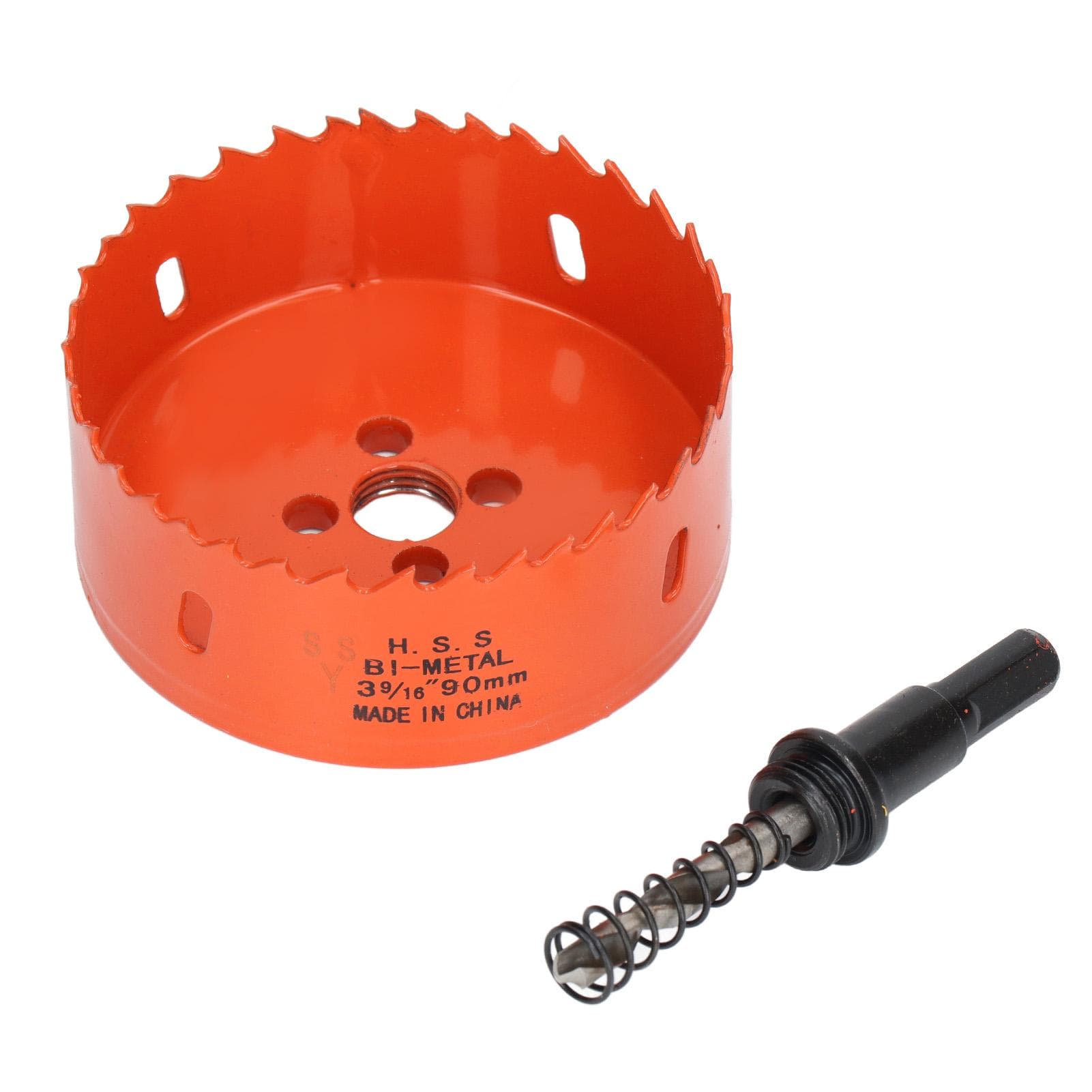 Bimetal Hole Saw HSS with Heavy Duty Arbor for Cornhole Boards Wood PVC Metal Power Drill Parts 3